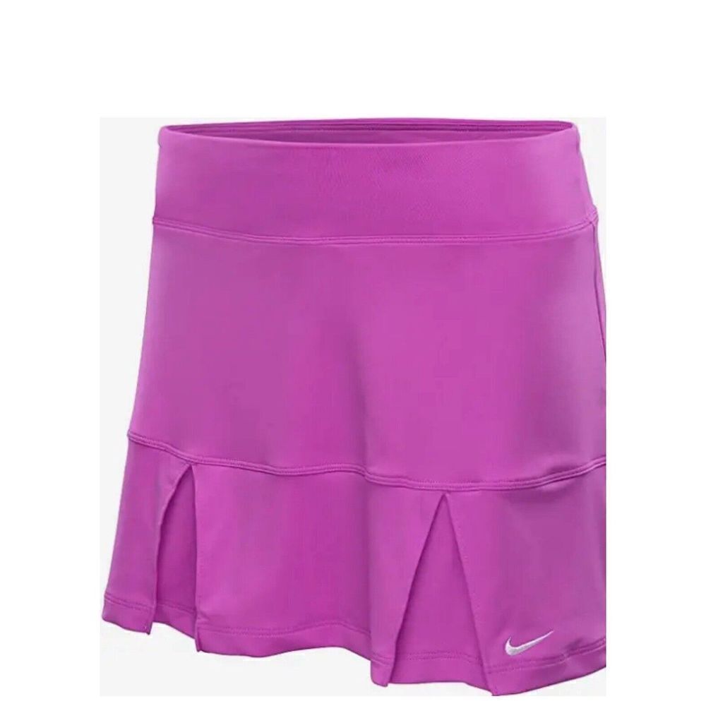 Nike women’s pink tennis skirt skirt pleated Small built in shorts stretch